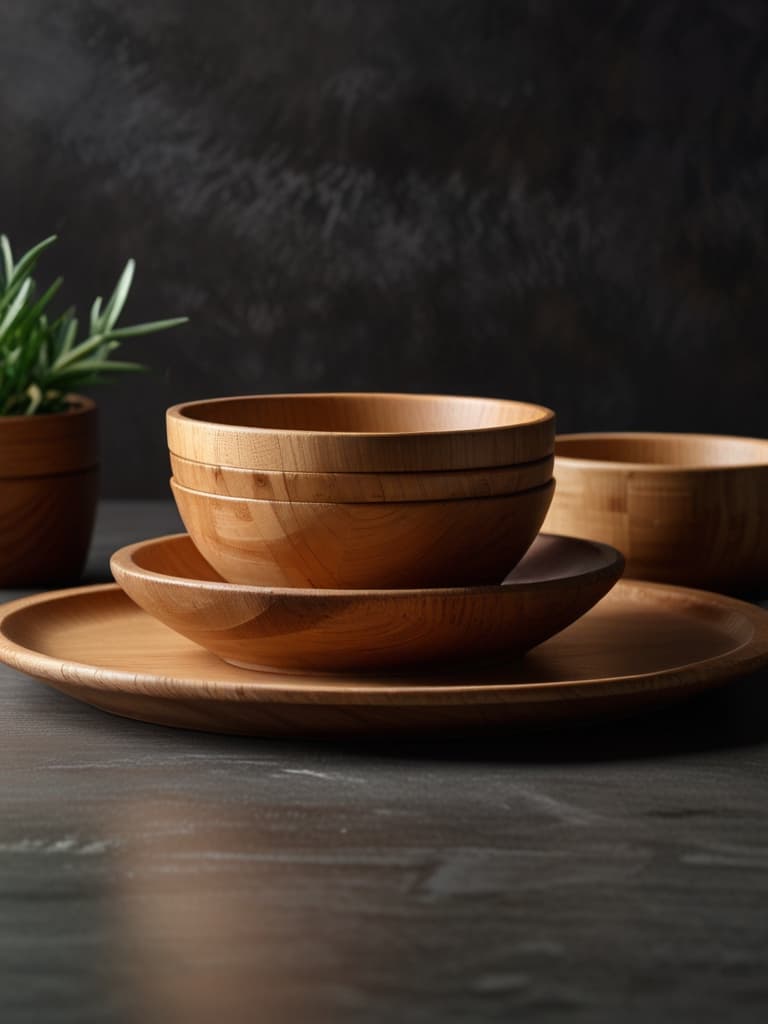 Wooden and Bamboo Tableware